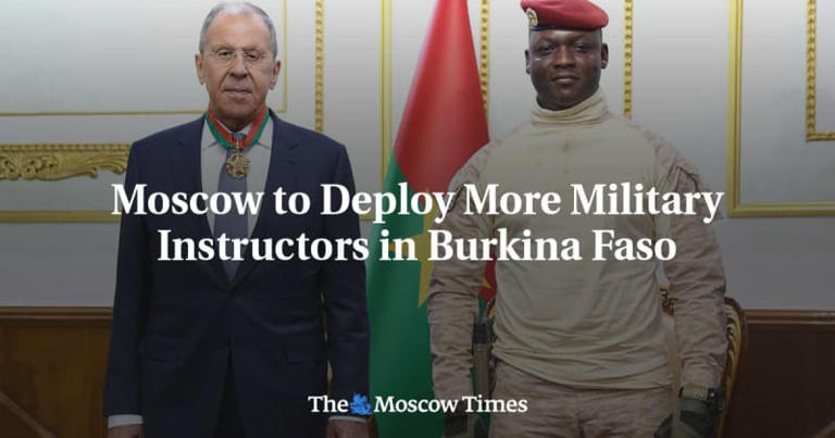 Moscow to Deploy More Military Instructors in Burkina Faso