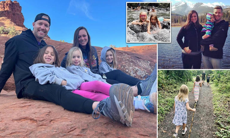 Couple ditch high-paying jobs to travel the world with three kids