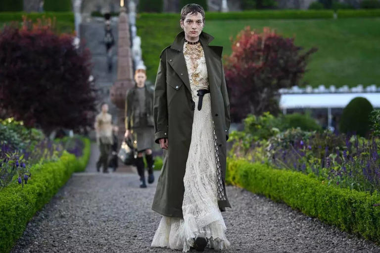 From romance to punk: Highlights of Dior's cruise 2025 collection in Scotland