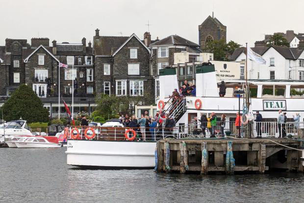 Piper Richard Cowie performed (Image: Windermere Lake Cruises)