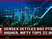 Sensex Rises For 2nd Day, Settles 692 Pts Higher, Nifty Tops 22,800 ...