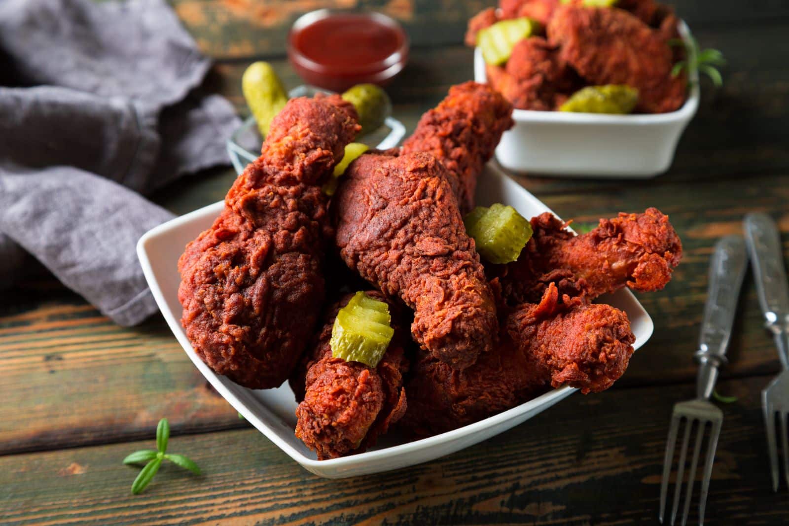 <p class="wp-caption-text">Image Credit: Shutterstock / Ruslan Mitin</p>  <p>No visit to Nashville is complete without sampling hot chicken, a local specialty. Head to Prince’s Hot Chicken Shack or Hattie B’s for a fiery and flavorful culinary experience that’s sure to leave you craving more.</p>