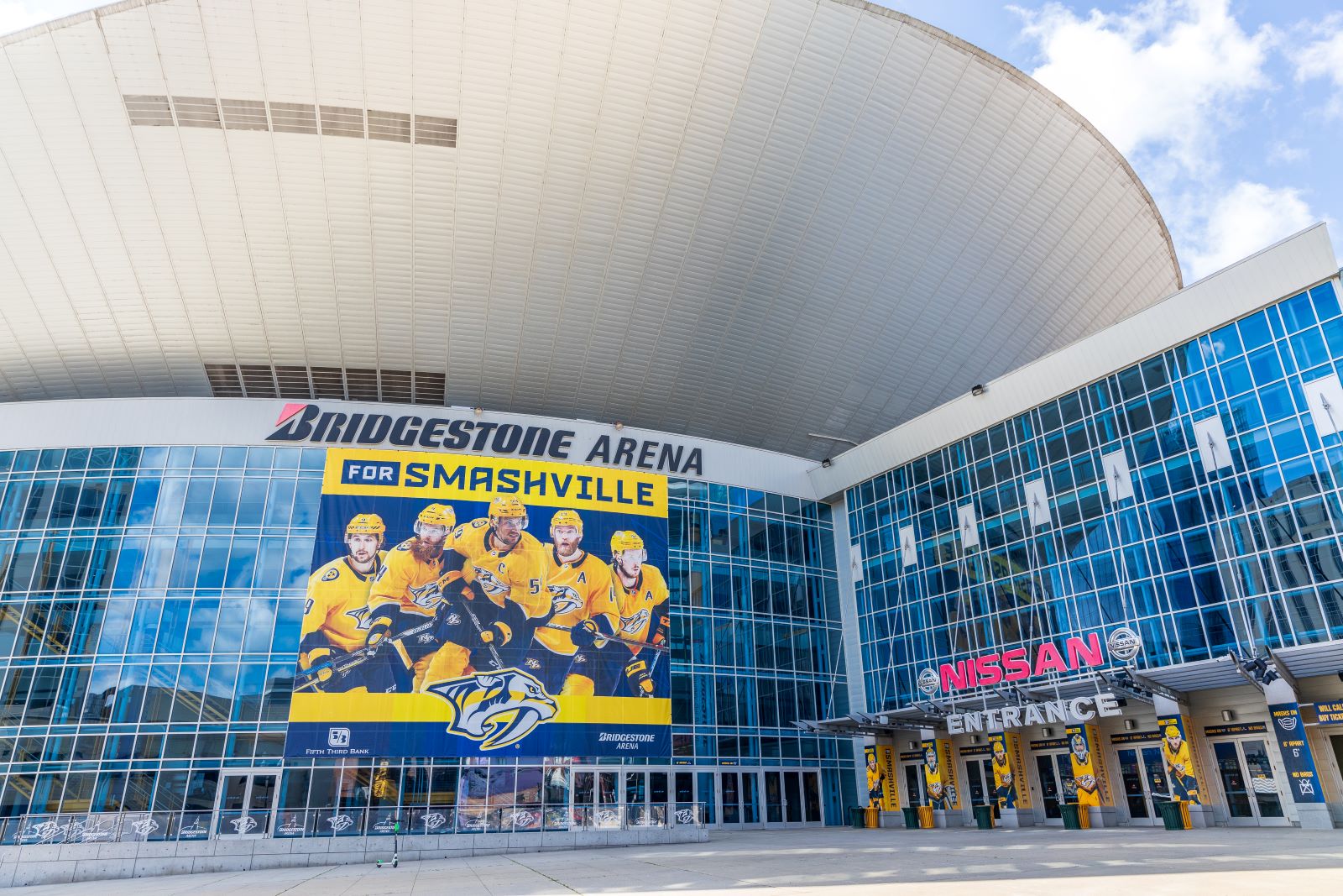 <p class="wp-caption-text">Image Credit: Shutterstock / Joseph Hendrickson</p>  <p>Cheer on the home team at a Nashville Predators hockey game. Experience the excitement of live NHL action at the Bridgestone Arena, located in the heart of downtown Nashville.</p>