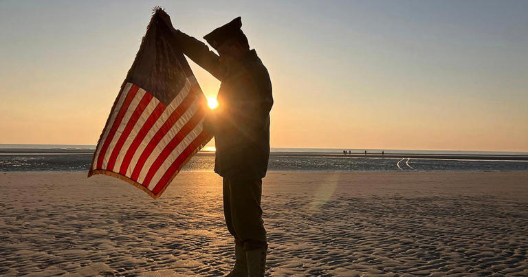 Sun rises over Normandy’s beaches on D-Day’s 80th anniversary