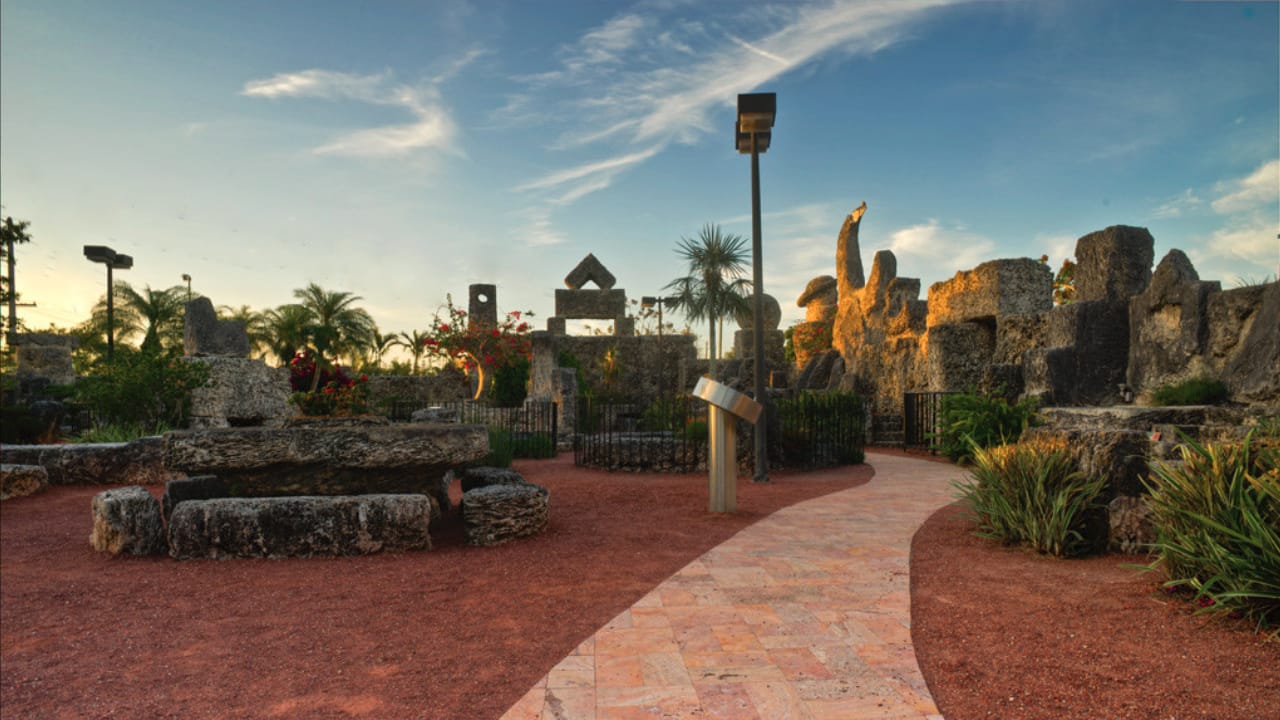 <p><span>As the entrance sign says, you’ll see an unusual accomplishment at Coral Castle. At first glance, it may look ordinary, but this castle is unique. It was built entirely by one man, Ed Leedskalnin, over 28 years. </span></p><p><span>Nobody knows why he did it, but the fantastical stone-carved castle he left behind will leave you mystified. </span></p><p><span>Location: 28655 S Dixie Hwy, Homestead, FL 33033</span></p>