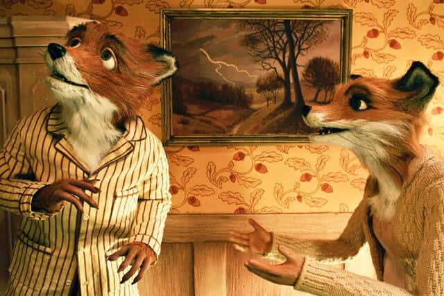 <p>Anderson wrote parts of <em>Fantastic Mr. Fox</em> while residing as a guest of Roald Dahl’s widow in their Buckinghamshire, England house. Some of the film’s bunk beds were even modelled after the bunks in an old caravan on the Dahl property.</p>