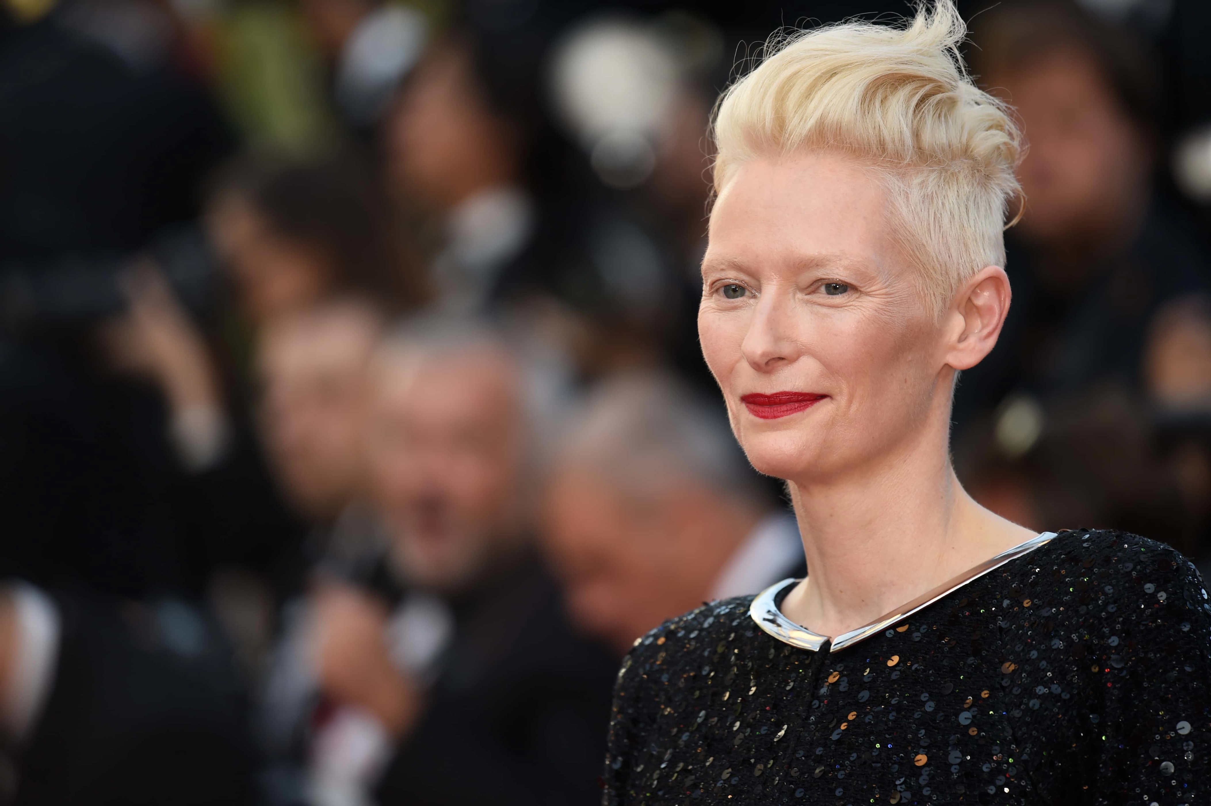 <p>Although Tilda Swinton ultimately nabbed the role of “Social Services” in <em>Moonrise Kingdom</em>, her part was also offered to Alan Rickman and Jeremy Irons.</p>