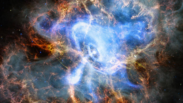 NASA's JWST captures stunning images of Crab Nebula