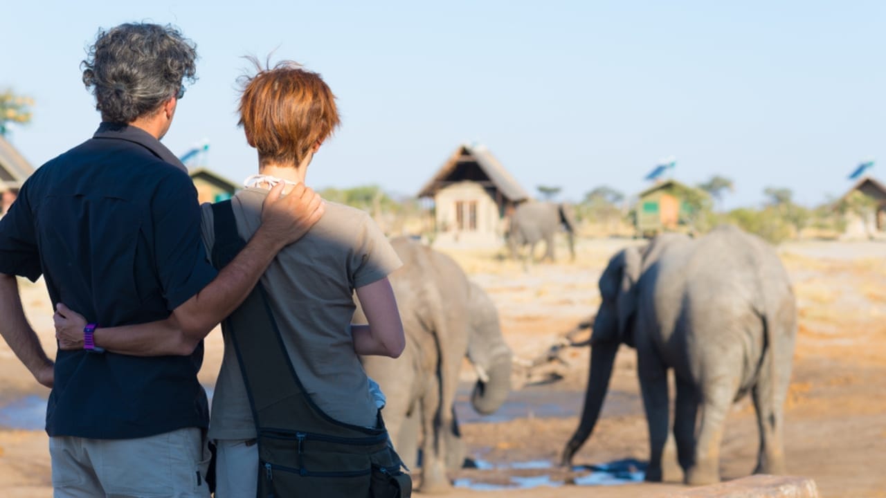 <p>Enjoy the stunning natural beauty and wildlife of Botswana’s national parks, including the Okavango Delta. This guided safari tour provides a thrilling combination of outdoor activities and wildlife encounters for couples.</p>