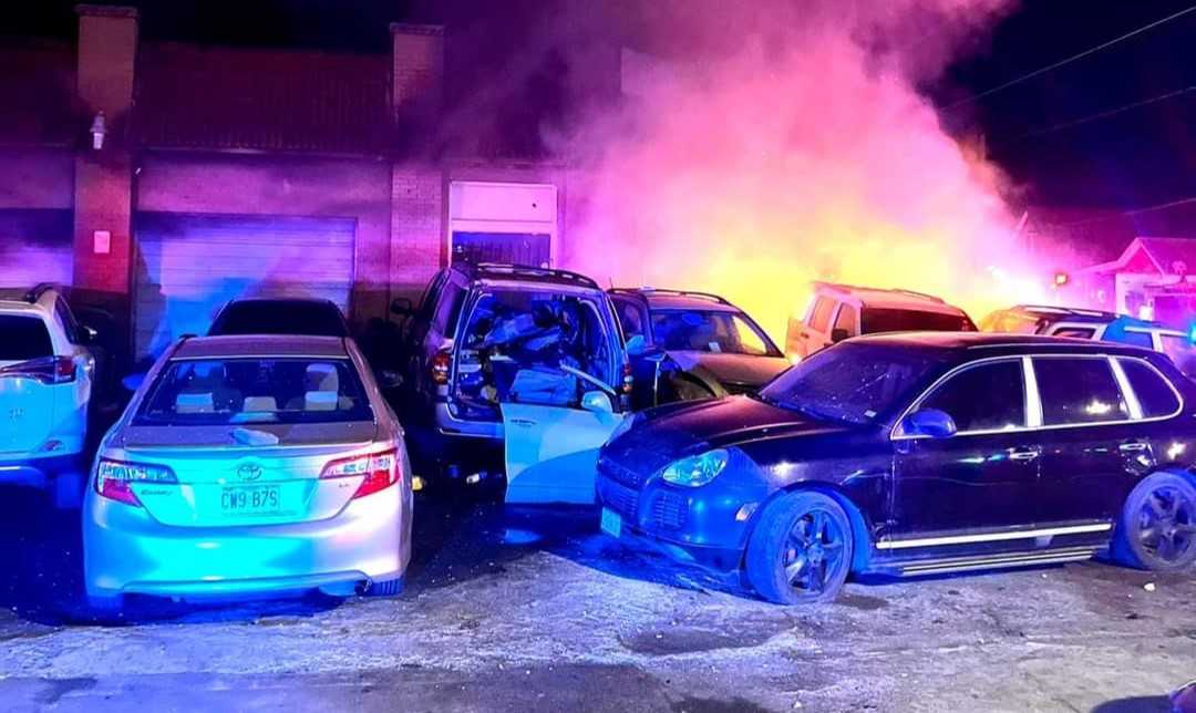 ﻿Overnight Fire Engulfs Kansas City Auto Body Shop, Owner Suspects Foul ...