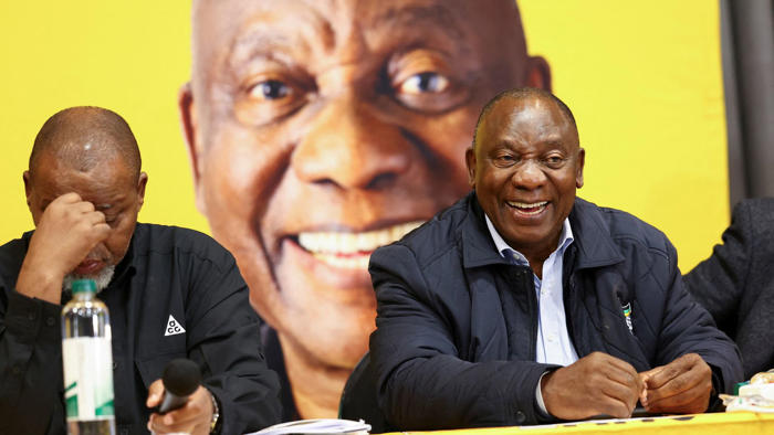 south africa's president re-elected for second term after coalition deal