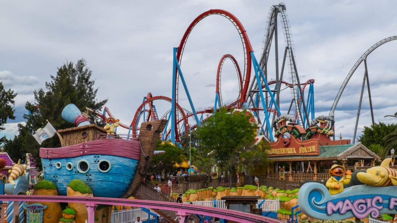 <p>Offering a mix of thrilling rides and family-friendly attractions, PortAventura World features six themed areas, including the Far West, Polynesia, and China. Experience the heart-stopping drop of Shambhala, Europe’s tallest and fastest hypercoaster, or cool off on the Tutuki Splash water ride.</p>