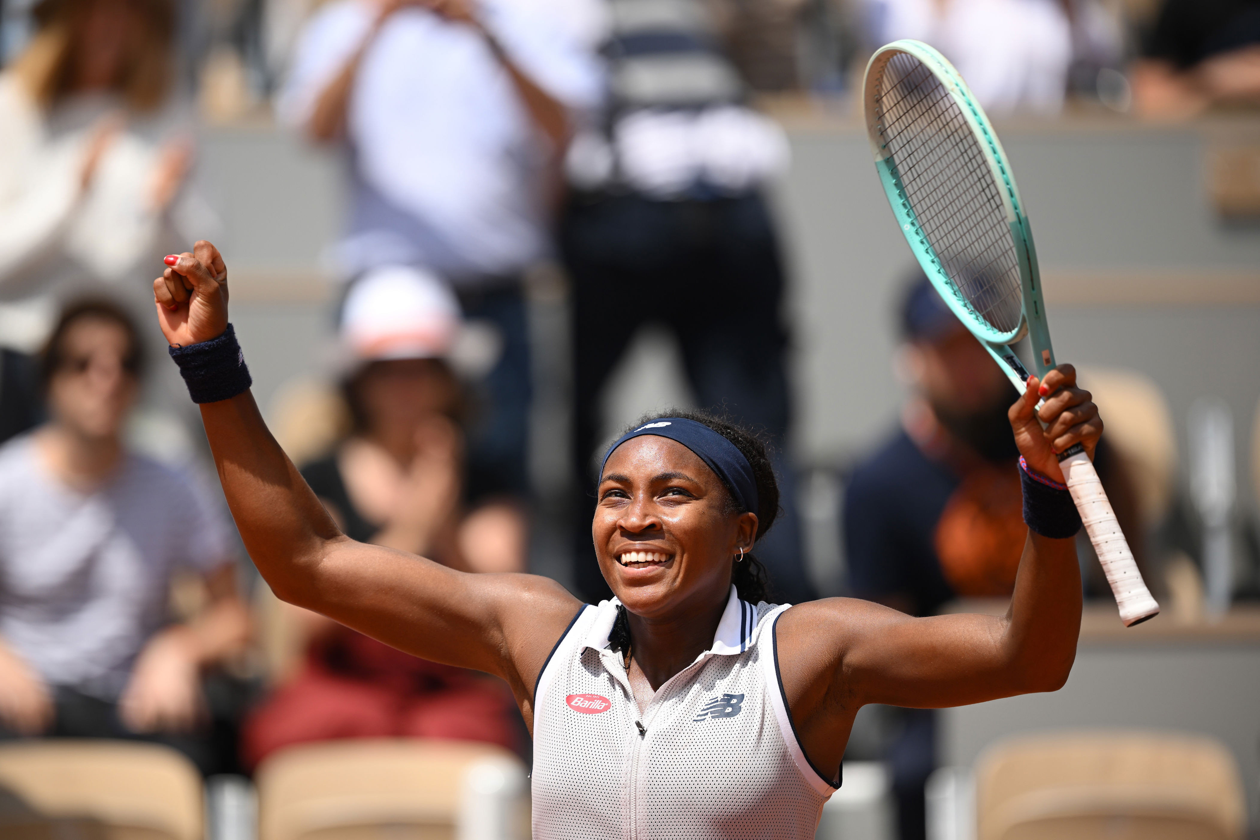 <p>When you're inspired by <strong><a href="https://www.brit.co/venus-and-serena-williams/">Serena Williams</a></strong>, anything is possible — especially if you're Coco Gauff. She's so amazing at what she does that, according to <strong><a href="https://time.com/collection/time100-leadership-series/6970223/coco-gauff-interview-2024/"><em>Time</em></a></strong>, she became the <em>first</em> teen to ever win the U.S. Open. Winning a Grand Slam is definitely no easy feat, but she worked — and continues to work — hard to accomplish her massive success.</p><p>Though it's too early to tell, we're predicting that she's going to secure several wins during the 2024 Summer Olympics. We'll be watching and rooting for her! </p>
