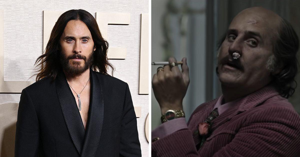 <p>Fans barely recognized <a href="https://okmagazine.com/t/jared-leto-2/"><strong>Jared Leto</strong></a> when he completely transformed into<strong> Paolo Gucci</strong> in the <em>House of Gucci, </em>with the use of makeup artist <strong>Göran Lundström</strong>'s prosthetic design.</p><p>"I love the idea of a mask. In the earliest theater, actors would wear masks. It's not only a disguise — a mask also reveals. My job is to create a life behind the mask, and Göran's job is to find humanity in the mask. It's not just about how well he puts together some chemicals or chooses the right colors. It's really about creating an individual," he explained to <a href="https://www.hollywoodreporter.com/movies/movie-features/jared-leto-interview-house-of-gucci-transformation-1235057917/"><em>The Hollywood Reporter</em></a><em>.</em></p><p>Leto spent six hours a day before the shooting to wear his bald cap, fat suit and prosthetics.</p>