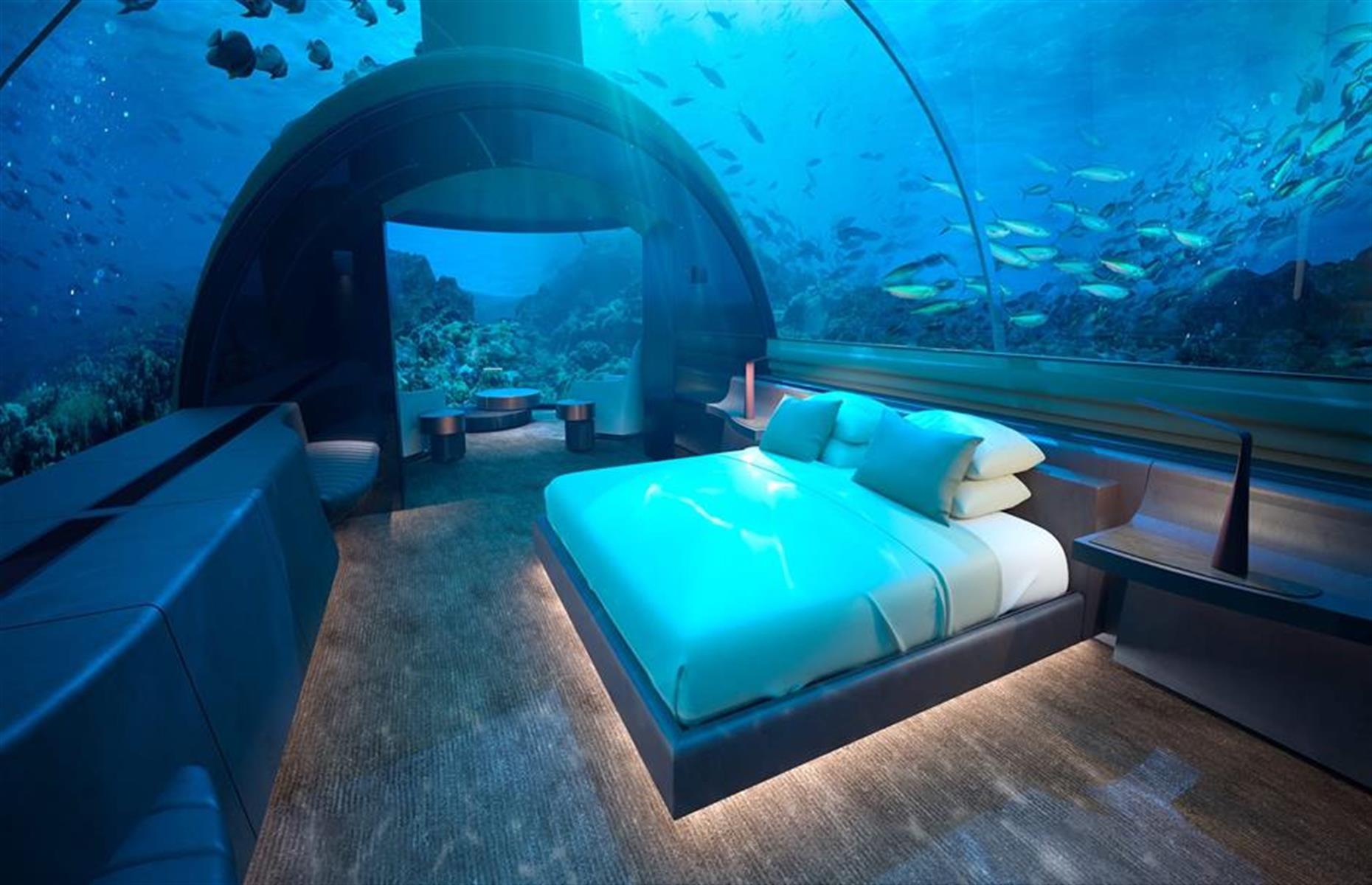 <p>From futuristic chambers attached to the seabed to serene suites with vast windows looking out onto fish-filled aquariums, there are some out-of-this-world underwater hotel rooms that are well worth diving into. Although travel to most of them is limited, read on for a serious dose of armchair travel and wanderlust.</p>