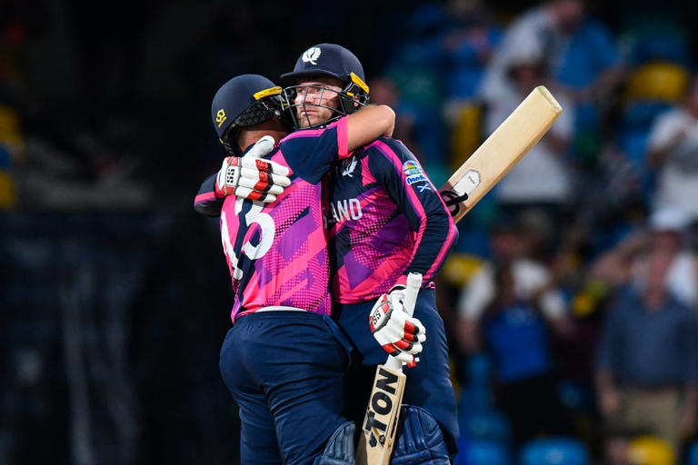 Berrington anchors Scotland to T20 World Cup win over Namibia