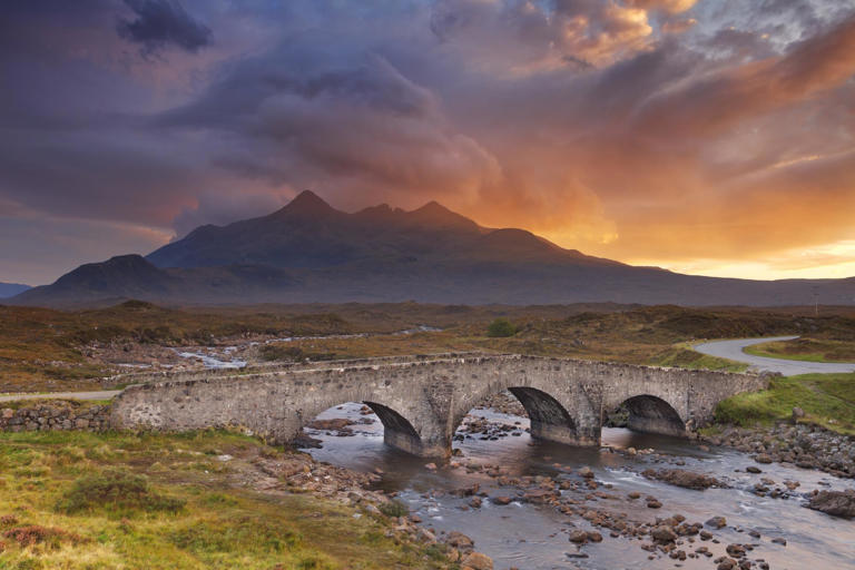 The Cuillin Hills are evidence of the Isle of Skye’s volcanic past