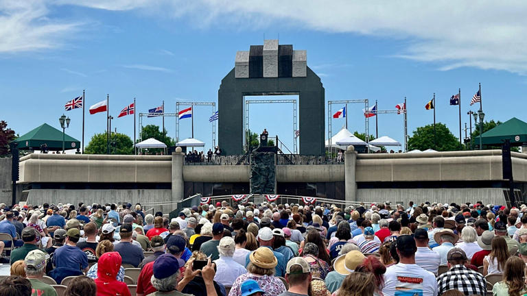 Thousands gather at National D-Day Memorial to mark 80th anniversary