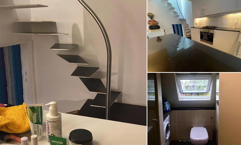 Visitors slam 'death trap' floating stairs at London holiday apartment
