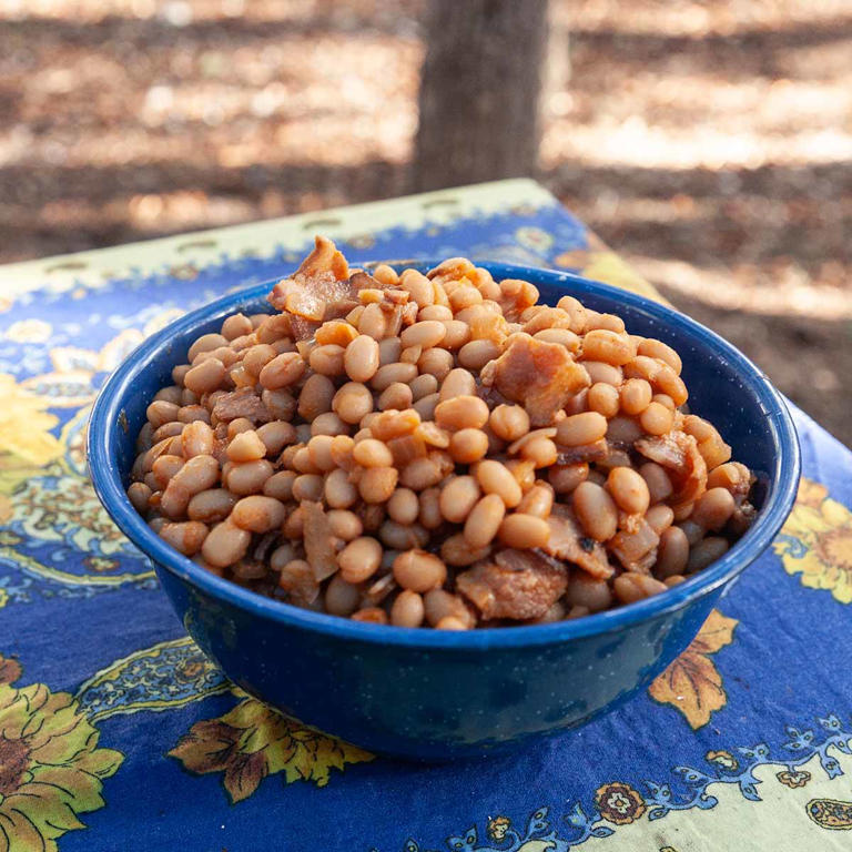 Dutch Oven Baked Beans