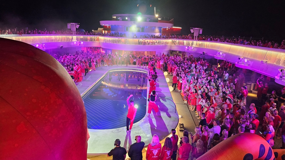 <p>If you're looking for something that can be as high-energy as it is relaxing, <a rel="noopener noreferrer external nofollow" href="https://www.virginvoyages.com/">Virgin Voyages</a> may be the best option for you. The recently launched line accommodates single travelers by waiving the supplements and additional fees that typically come for being just one to a room.</p><p>"Though relatively new to the industry, Virgin is courting solo travelers with a whopping 46 single cabins onboard each ship, with six lucky guests snagging forward-facing ocean views," says <strong>Don Bucolo</strong>, <a rel="noopener noreferrer external nofollow" href="https://eatsleepcruise.com/">editor and co-founder</a> of EatSleepCruise.com. "And Virgin's inclusive and welcoming atmosphere breaks the ice a bit better than most cruise lines when it comes to making new sailing friends."</p><p>He adds that the onboard vibe on Virgin Voyages is diverse, inclusive, and inviting. "From the cruise line's take on game shows, nighttime entertainment, and events like <a rel="noopener noreferrer external nofollow" href="https://www.virginvoyages.com/ahoy/stories/ScarletNight">Scarlet Night</a>, everyone is welcome to have a good time."</p><p>According to <strong>Kayla Smith</strong>, travel advisor with <a rel="noopener noreferrer external nofollow" href="https://sojourneytravel.com/">Sojourney Travel</a>, the fact that the sails are adults-only also give them a different vibe than regular, family-friendly cruises and may make singles feel more at ease.</p><p>"Aside from the standard singles meetup, they also have several activities that give you the opportunity to meet new people," she says. "Whether it is trivia or a basketball game or being paired with strangers and playing drinking games at their onboard Korean BBQ restaurant, Gunbae, you're sure to meet new people that you will recognize for the duration of your cruise. This cruise line does a great job at creating a welcoming, lively atmosphere, and although you may be boarding as a solo sailor, you're sure to meet wonderful people onboard!"<p><strong>RELATED: <a rel="noopener noreferrer" href="https://bestlifeonline.com/what-not-to-bring-on-a-cruise-news/">5 Things You Should Never Bring on a Cruise, Experts Warn</a>.</strong></p></p>