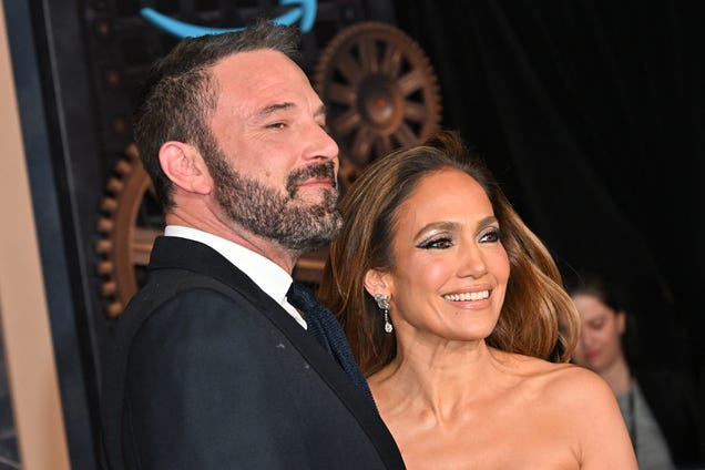 Jennifer Lopez and Ben Affleck’s love story started in 2002, when the pair met on the set of their film flop, Gigli. They got engaged the same year, but called things off in September 2003, a couple of days before they were set to say, “I do.” But after nearly 20 years apart, the two found their way back together in 2021 and finally tied the knot in July 2022. “It’s a beautiful outcome that this has happened in this way at this time in our lives where we can really appreciate and celebrate each other and respect each other,” Lopez told PEOPLE.