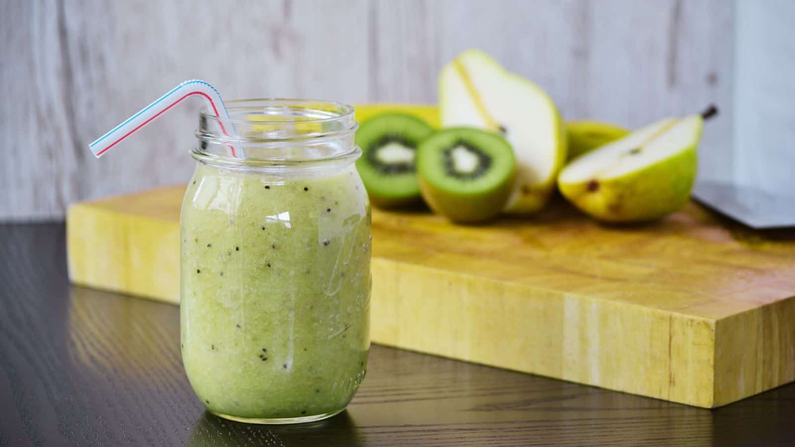 <p>This smoothie blends kiwi and pear for a fresh, fruity taste. It takes just 5 minutes to make and features green apples and spinach for added nutrition. The result is a refreshing drink perfect for summer. Try it to cool down and get a healthy boost.<br><strong>Get the Recipe: </strong><a href="https://reneenicoleskitchen.com/kiwi-pear-green-smoothie/?utm_source=msn&utm_medium=page&utm_campaign=16%20refreshing%20drink%20recipes%20to%20help%20you%20cool%20off%20this%20summer">Kiwi Pear Green Smoothie</a></p>