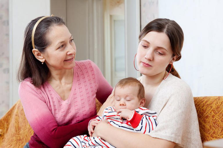 The mother-in-law wants to see her granddaughter - without the baby's mum (STOCK IMAGE)