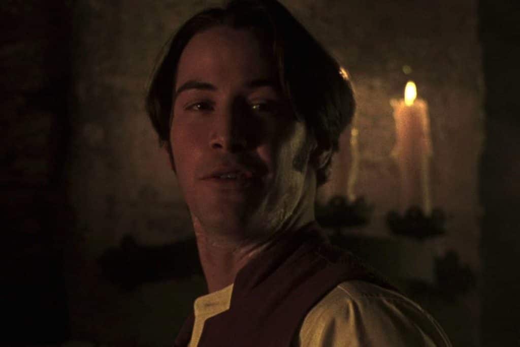 <p>Keanu Reeves was cast as the Victorian lawyer Jonathan Harker in Francis Ford Coppola’s adaptation of Dracula. His attempt at a British accent and the 19th-century demeanor was widely criticized as being out of his element. This casting choice is frequently noted as a misstep in an otherwise visually captivating film.</p>