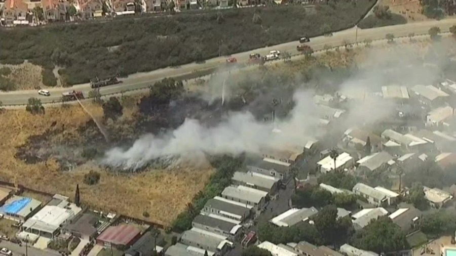 Crews Knock Out Brush Fire Near Homes In East County; Evacuation Order ...