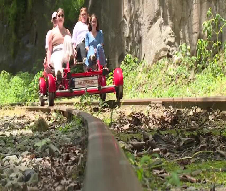 A new way to enjoy the outdoors in West Virginia has arrived in Clay County with railbike trail tours.