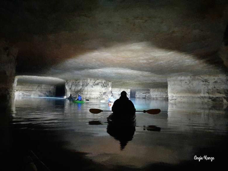 Did you know that you can cave kayak right here in the United States? Crystal City Underground is one of Missouri’s best