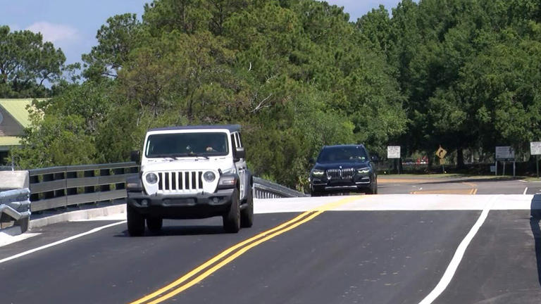 After 10 months of construction, the new replacement Beresford Creek Bridge reopened to traffic early Friday morning. With the bridge open again, business owners in the area are looking forward to reduced travel times.