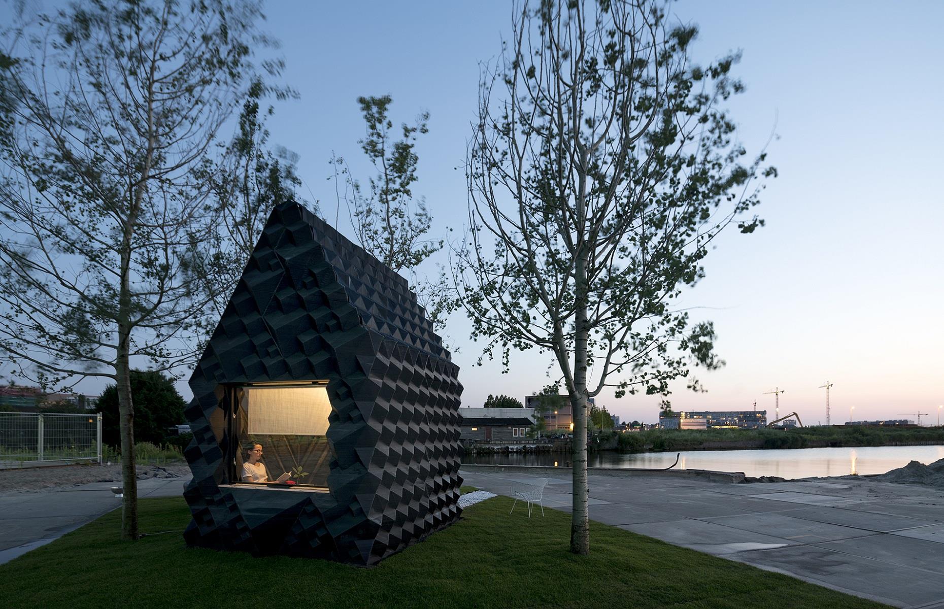 <p>If sustainability comes first in your home hunt then this pint-sized cabin might just tick all the right boxes. Perched on the waterfront in Amsterdam, the compact 3D-printed dwelling was dreamed up by DUS Architects and executed by Aectual, their 3D-printing platform. While it's a cozy fit, the use of innovative construction materials allows plenty of exciting design possibilities.</p>