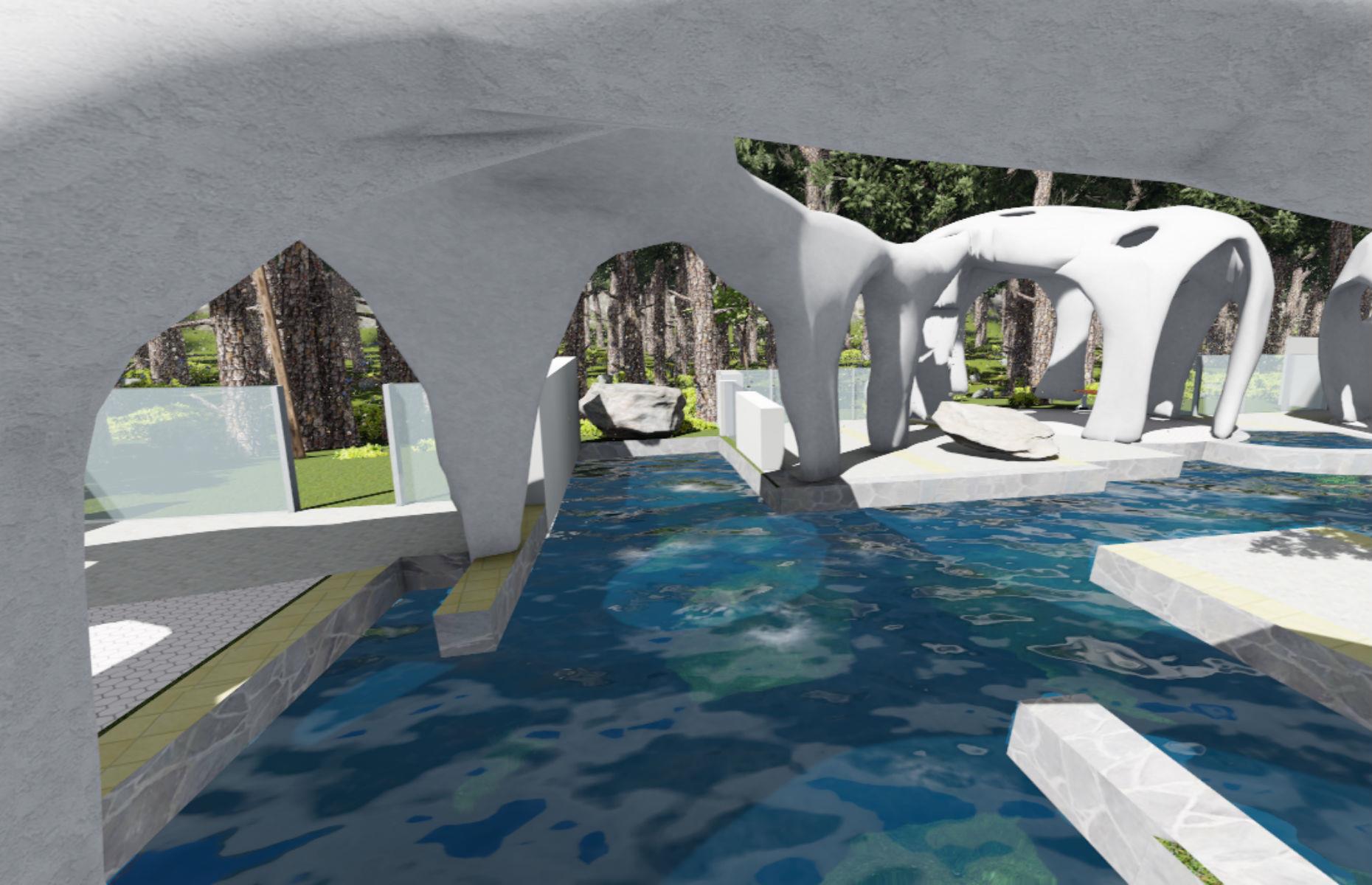 <p>The avant-garde structure was inspired by the rural landscapes of upstate New York. For example, the pool's quirky architecture takes its cue from the area's distinctive rock formations. It might not be long until this modern masterpiece is realized either, as the house is currently being printed in a facility in New Hampshire. Watch this space!</p>