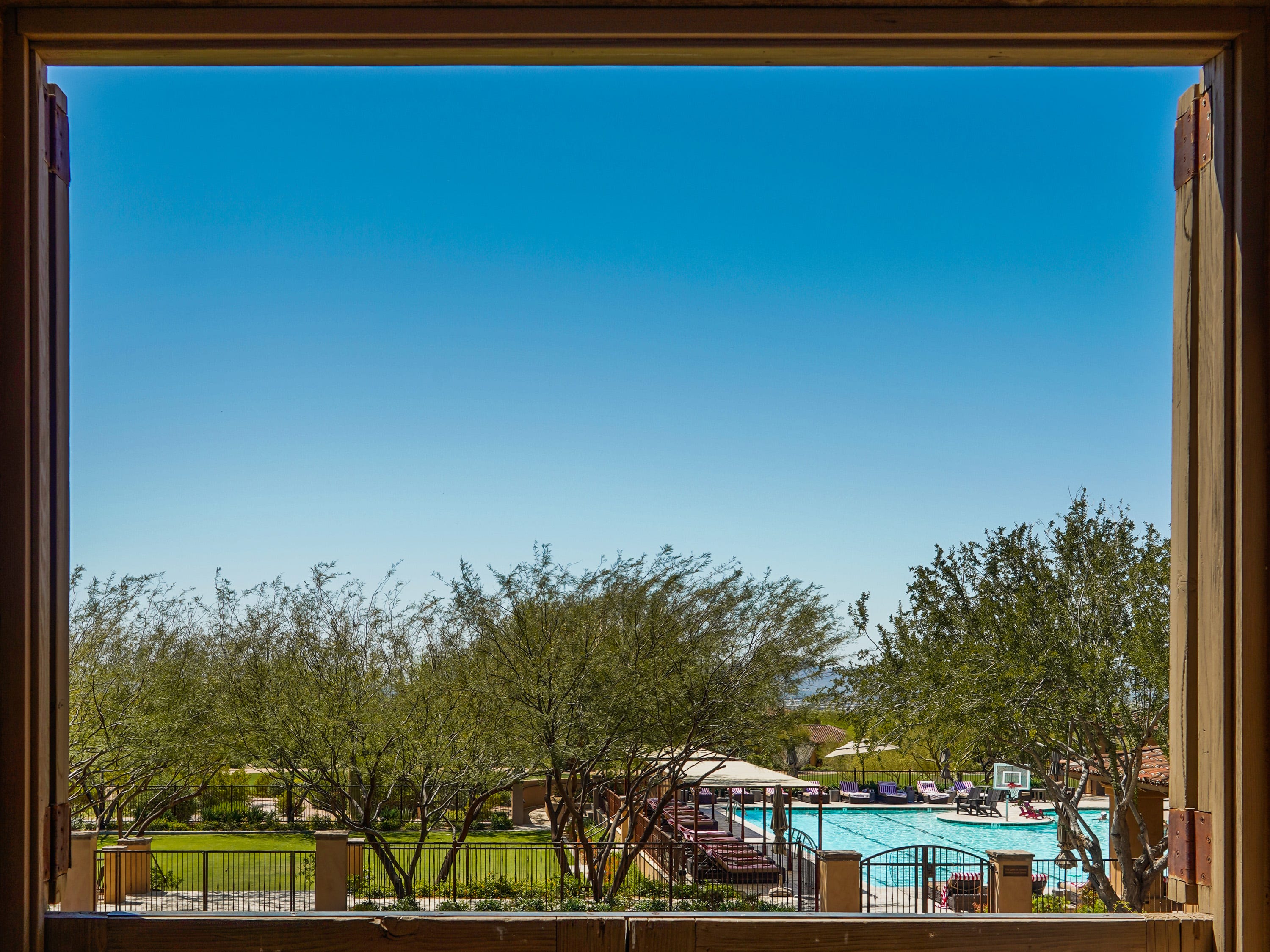 <p>DC Ranch has three clubs with high-end amenities that reminded me of my stay at the Phoenician.</p><p>DC Ranch Village Health Club & Spa has a gym, group fitness classes, multiple pools, a day spa with a salon, and massage and facial services.</p><p>The other two are private golf clubs — the Country Club and the Silverleaf Club. In addition to 18-hole courses surrounded by mountains and desert terrain, these communities have tennis, pools, fitness centers, and restaurants, <a href="https://dcranch.com/nearby/golf-health-clubs/">according to the neighborhood's website</a>.</p><p>The Silverleaf Club, home to a championship golf course, also has a world-class spa.</p><p>I got an inside look at the Country Club and spotted a sign that said "dress code enforced" — a <a href="https://www.businessinsider.com/millennials-dont-like-country-clubs-membership-dues-evolution-2019-10">golf club tradition</a> phased out in many areas to appeal to <a href="https://www.businessinsider.com/millennials-baby-boomers-spending-budgets-food-housing-expenses-inflation-2024-5">millennials on a budget</a>.</p><p>But the tradition remains in several Scottsdale golf clubs. At the Country Club, adults and children aren't allowed to wear t-shirts, short shorts or skirts, athletic wear, or tank tops (unless they're tailored and specifically designed for tennis or golf), <a href="https://www.ccdcranch.com/Dress-Code-for-the-Club-85C7.html">according to the club's website</a>.</p><p>I spotted members in collared shirts, golf shorts, and tennis skirts during my visit.</p>