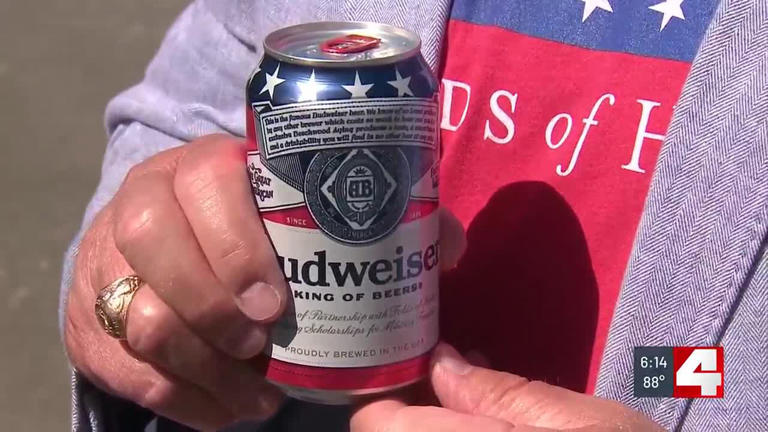 Budweiser, Folds of Honor collaborates on special beer can to raise money for scholarships for children, spouses of fallen or injured veterans