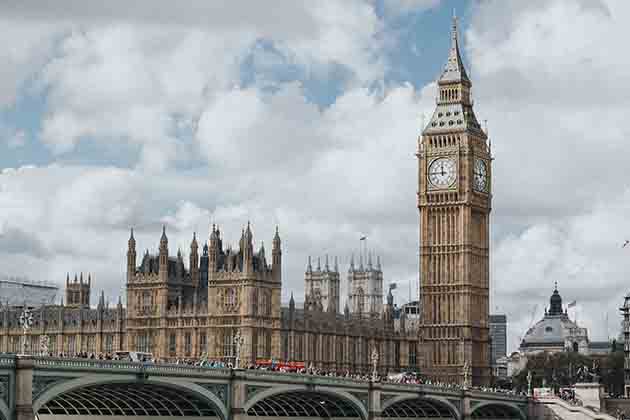 <p>Big Ben in London is technically the name of the large bell inside the clock tower, but the nickname is now used for the whole structure. Its official name is actually Elizabeth Tower.</p>