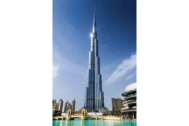<p>The world's tallest building, the Burj Khalifa, is located in Dubai in the United Arab Emirates. It's also the tallest free-standing structure in the world.</p>