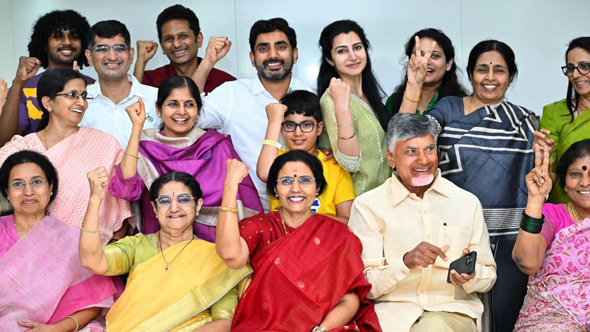 As TDP Wins Andhra Pradesh Elections, Chandrababu Naidu’s Family Gets ...