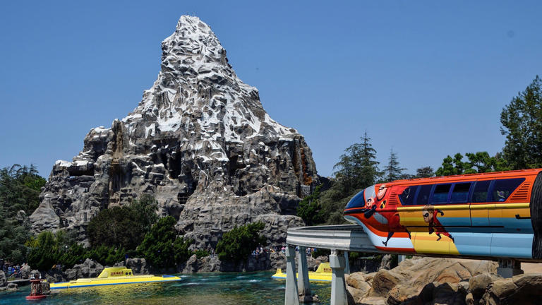 The Finding Nemo Submarine Voyage, The Monorail, and the Matterhorn Bobsleds at Disneyland in Anaheim, CA, on Thursday, July 12, 2018.