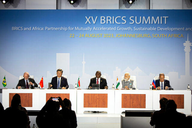 2023年8月、BRICS首脳会議 by Gettyimages