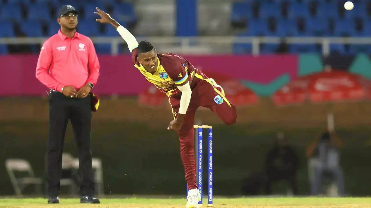 T20 World Cup: Akeal Hosein's Fifer Helps West Indies Crush Uganda By ...