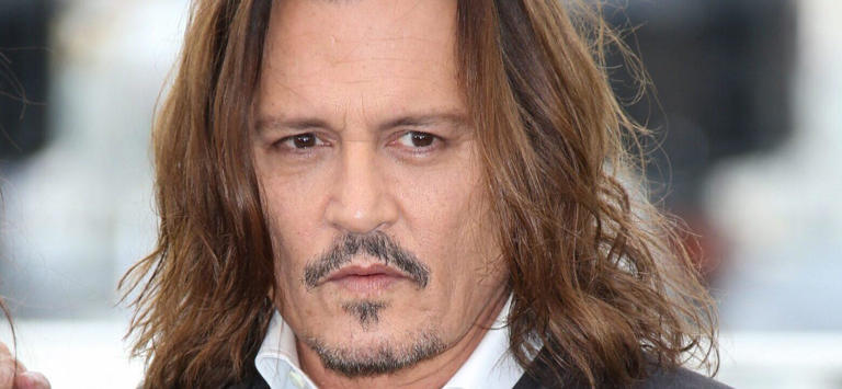 Johnny Depp posing