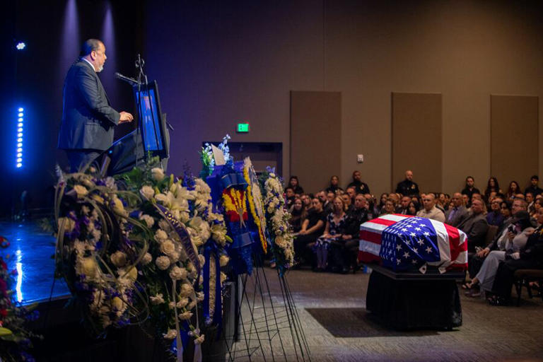 Public memorial service held for fallen Gila River police officer