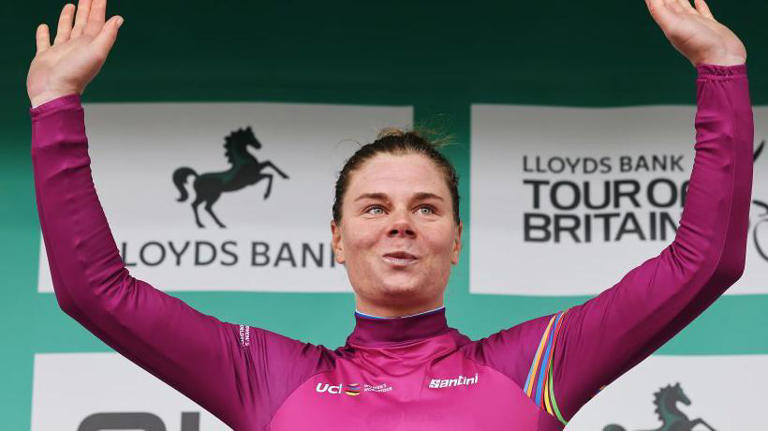 Lotte Kopecky won the first two stages to set up victory in the 2024 Women's Tour of Britain