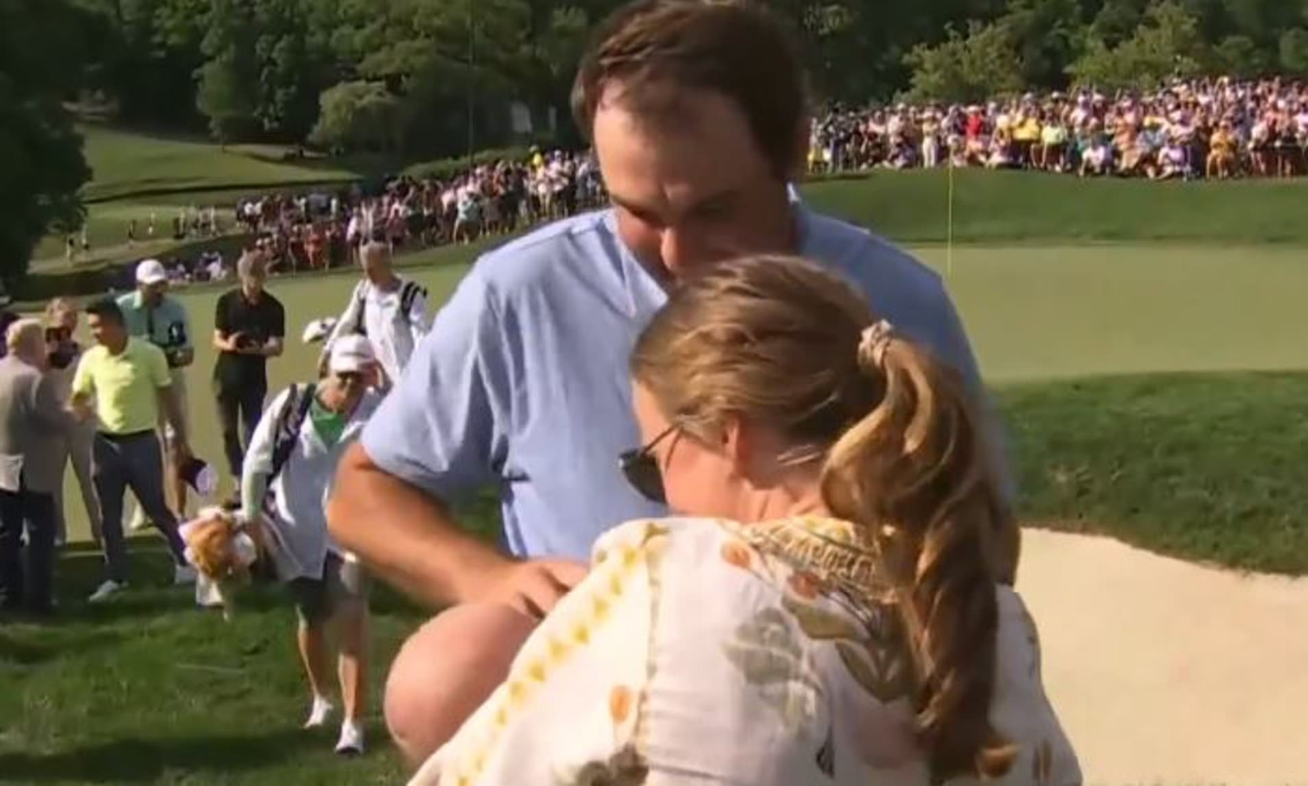 Scottie Scheffler Celebrates Muirfield Win With Newborn Son And Wife