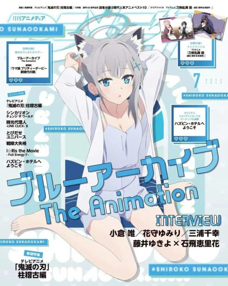 アニメディア 5月号 2020年 ピンナップ きたない