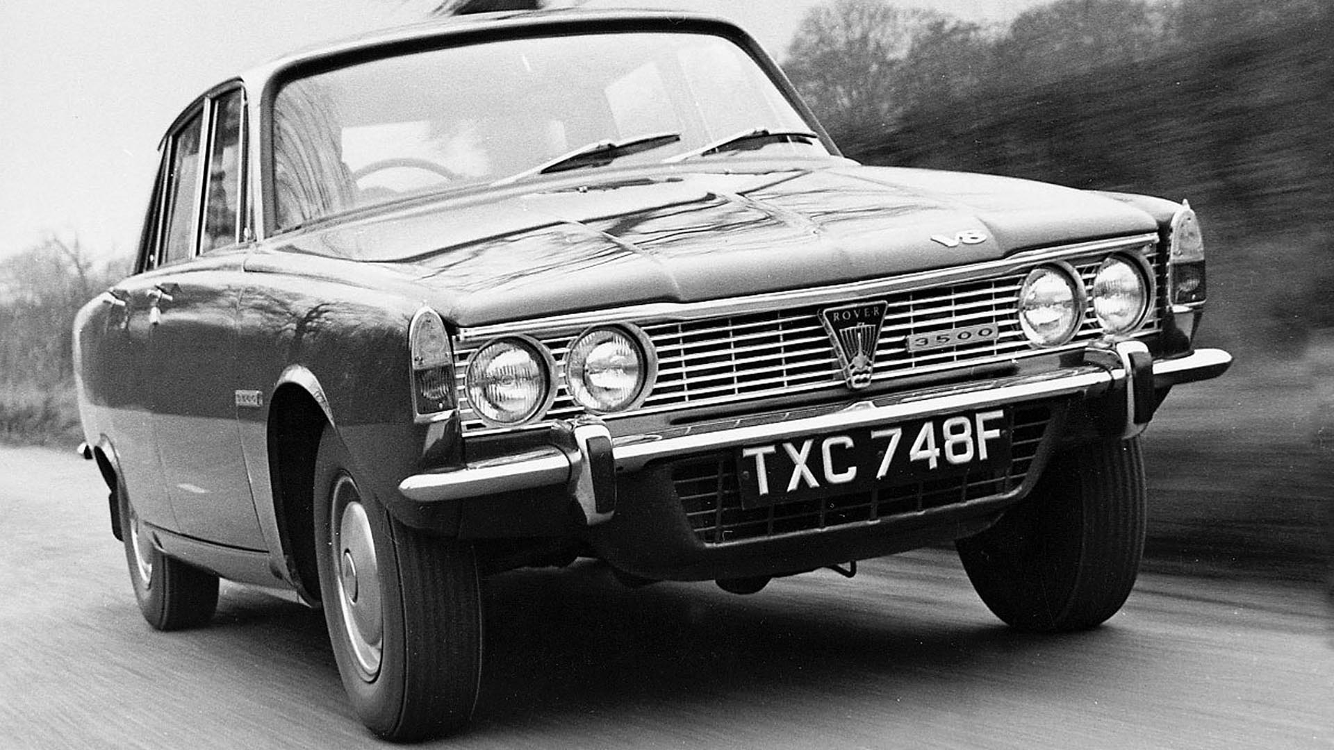 14 classic cars with a Rover V8