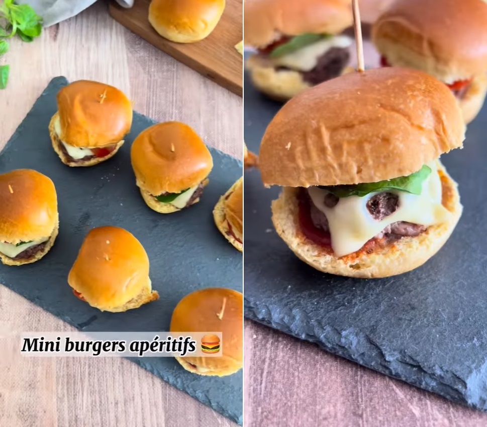 La recette des mini burgers apéritif maison facile